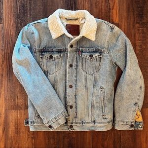 Levis Denim Sherpa Jacket